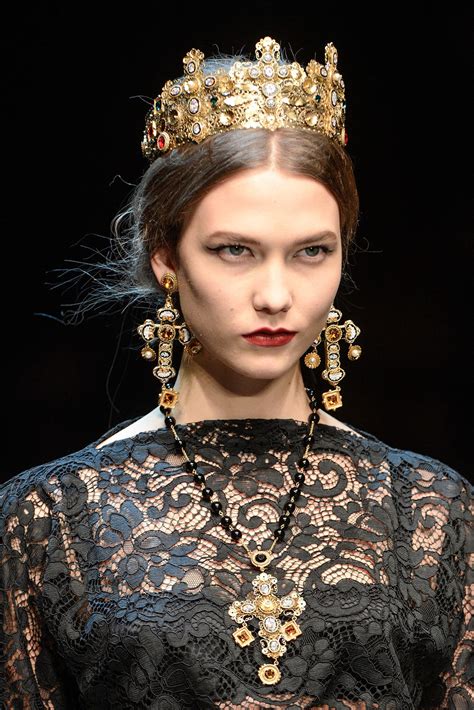 dolce gabbana jewels runway religious|dolce and gabbana religious styles.